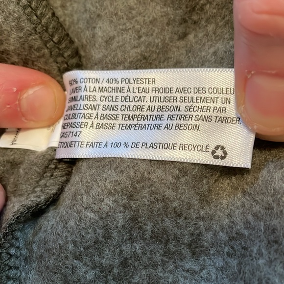 Mossimo XL Olive Green and Black Patterned Zip Up Sweatshirt (New with Tags) - Picture 6 of 7